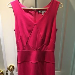 JLO Fushcia Pink fitted dress